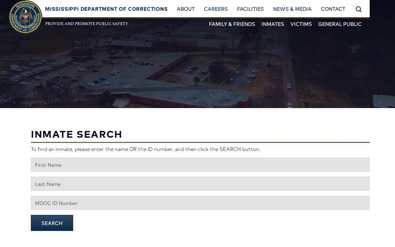 Monroe County record users reaching the Mississippi MDOC offender photo search